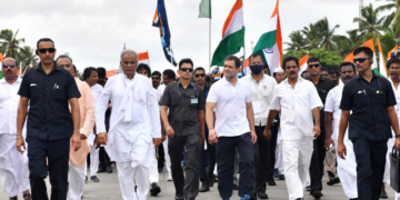 राहुल ने कन्याकुमारी से शुरू की कांग्रेस की ‘भारत जोड़ो यात्रा’ | Rahul starts Congress’s ‘Bharat Jodo Yatra’ from Kanyakumari
