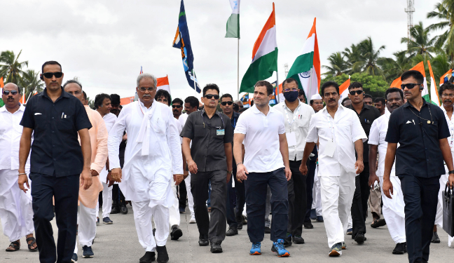 राहुल ने कन्याकुमारी से शुरू की कांग्रेस की ‘भारत जोड़ो यात्रा’ | Rahul starts Congress’s ‘Bharat Jodo Yatra’ from Kanyakumari