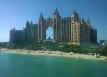 Palm Jumeirah Island of Dubai