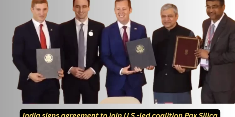 India signs agreement to join U.S.-led coalition Pax Silica